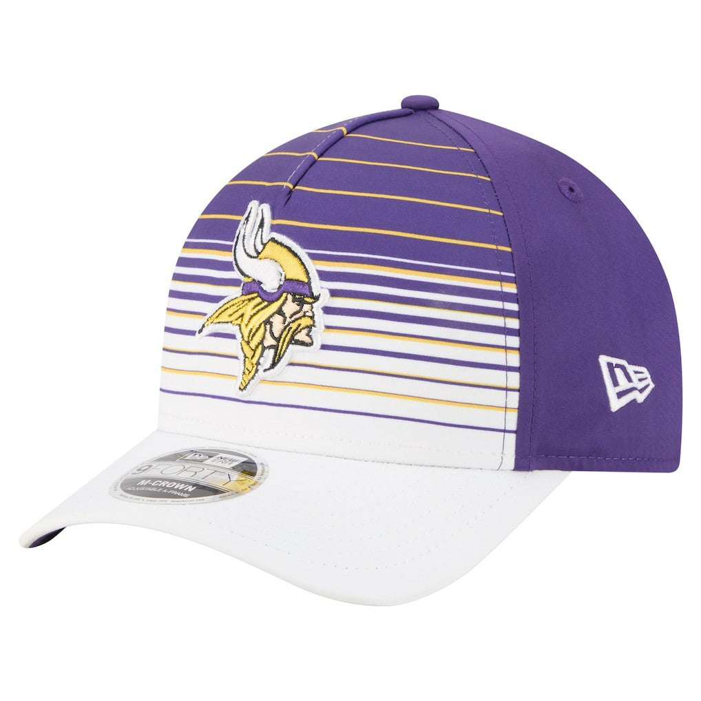 Minnesota Vikings New Era Adventure Gradient 9FORTY M-Crown A-Frame Adjustable Hat White/Purple | NFL