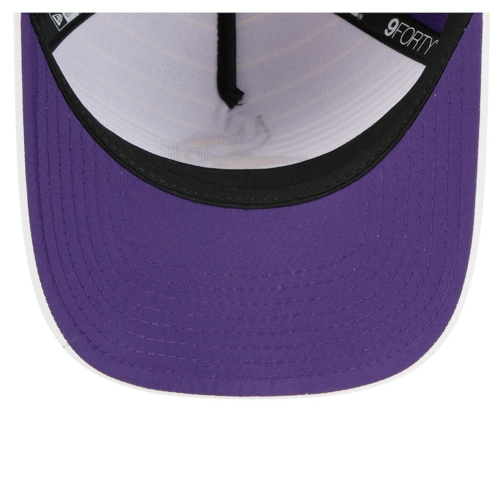 Minnesota Vikings New Era Adventure Gradient 9FORTY M-Crown A-Frame Adjustable Hat White/Purple | NFL
