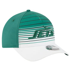New York Jets New Era Adventure Gradient 9FORTY M-Crown A-Frame Adjustable Hat White/Green | NFL
