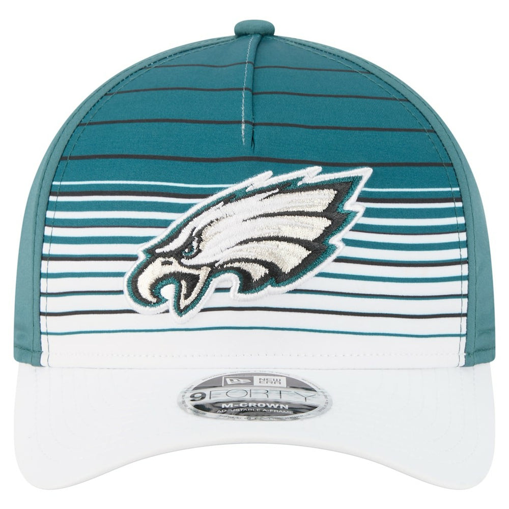 Philadelphia Eagles New Era Adventure Gradient 9FORTY M-Crown A-Frame Adjustable Hat White/Midnight Green | NFL
