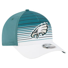 Philadelphia Eagles New Era Adventure Gradient 9FORTY M-Crown A-Frame Adjustable Hat White/Midnight Green | NFL