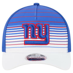 New York Giants New Era Adventure Gradient 9FORTY M-Crown A-Frame Adjustable Hat White/Royal | NFL