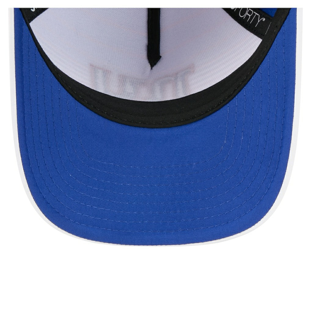 New York Giants New Era Adventure Gradient 9FORTY M-Crown A-Frame Adjustable Hat White/Royal | NFL
