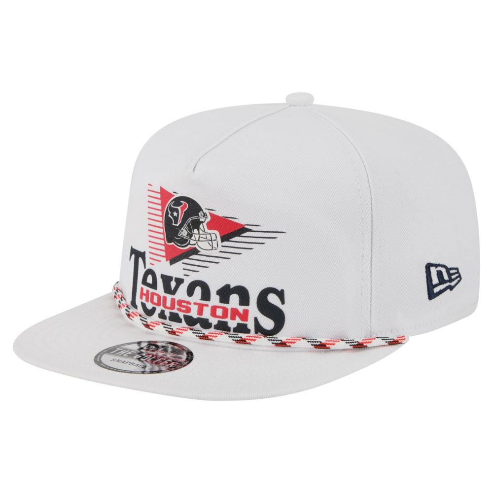Houston Texans New Era Collide Golfer Snapback Hat White | NFL