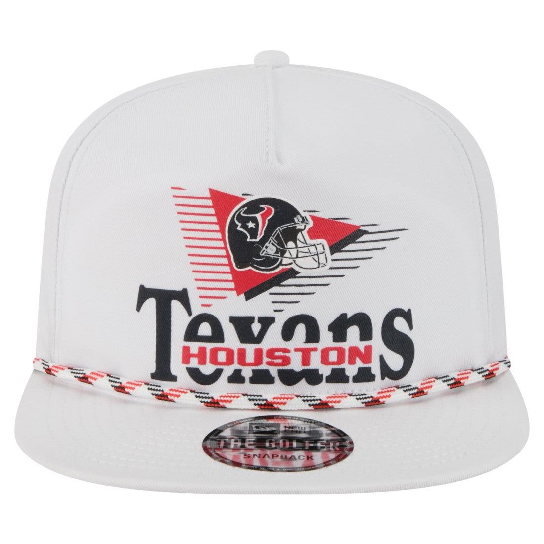 Houston Texans New Era Collide Golfer Snapback Hat White | NFL
