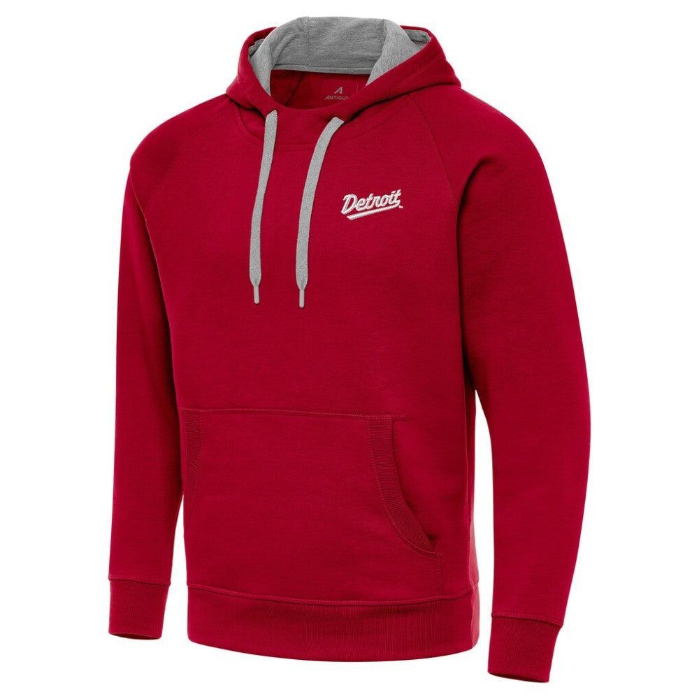 Detroit Red Wings Antigua 2025 NHL Stadium Series Victory Pullover Hoodie - Red - NHL