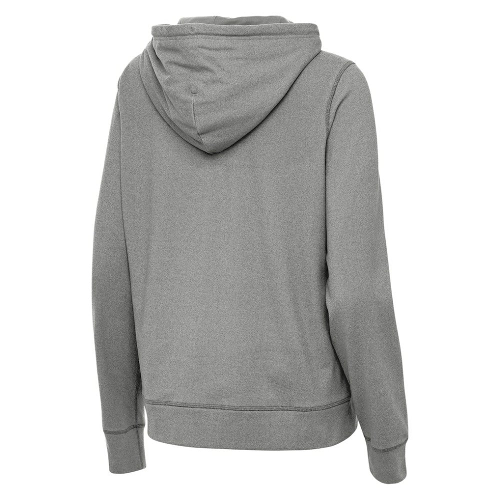 Detroit Red Wings Antigua Women's 2025 NHL Stadium Series Justice Pullover Hoodie - Heather Black - NHL
