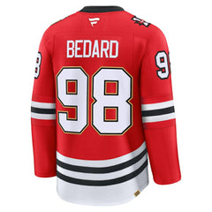 Connor Bedard Chicago Blackhawks Fanatics Centennial Premium Player Jersey - Red - NHL