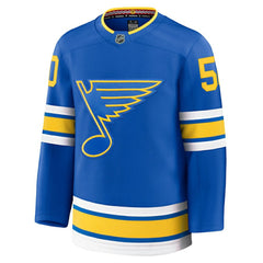 Jordan Binnington St. Louis Blues Fanatics Home Premium Player Jersey - Blue - NHL