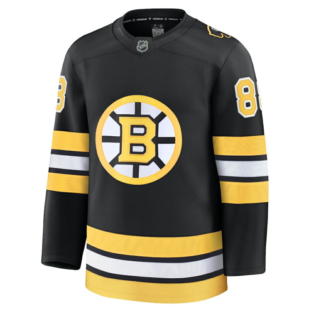 David Pastrnak Boston Bruins Fanatics Home Premium Player Jersey - Black - NHL