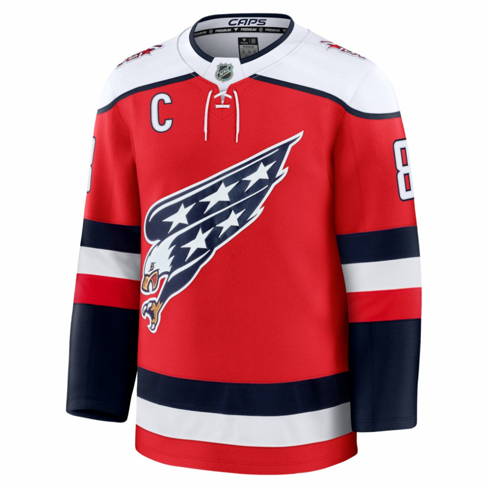 Alexander Ovechkin Washington Capitals Fanatics Alternate Premium Player Jersey - Red - NHL