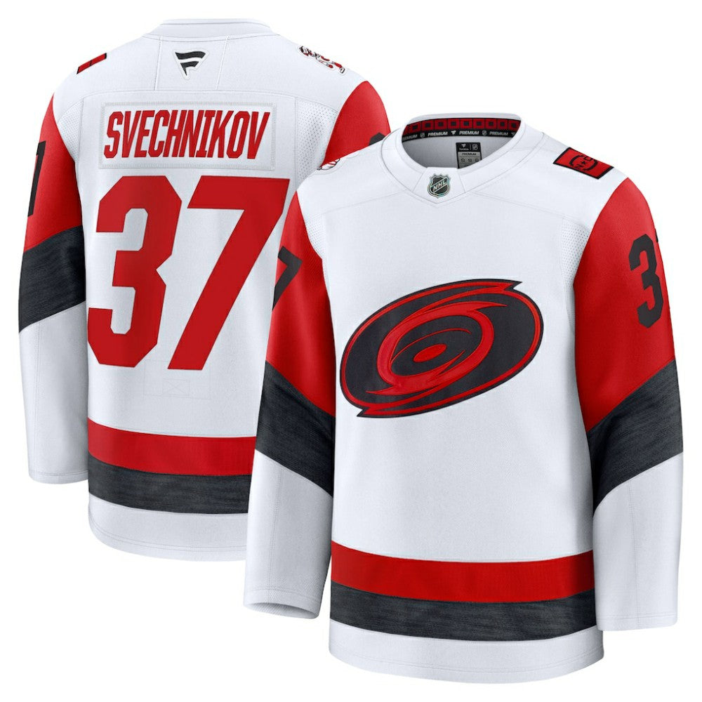 Andrei Svechnikov Carolina Hurricanes Fanatics Away Premium Jersey - White - NHL