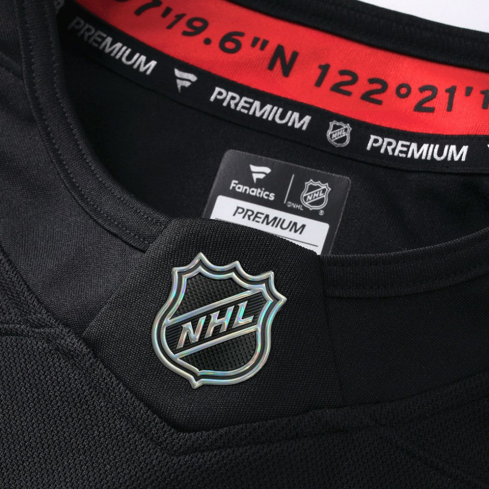 Philipp Grubauer Seattle Kraken Fanatics Alternate Premium Player Jersey - Black - NHL
