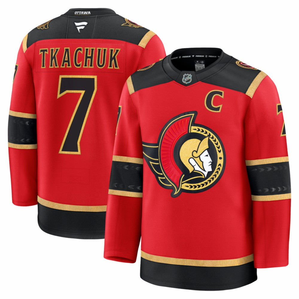 Brady Tkachuk Ottawa Senators Fanatics Alternate Premium Jersey - Red - NHL