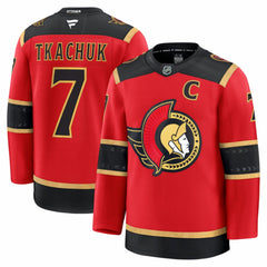 Brady Tkachuk Ottawa Senators Fanatics Alternate Premium Jersey - Red - NHL