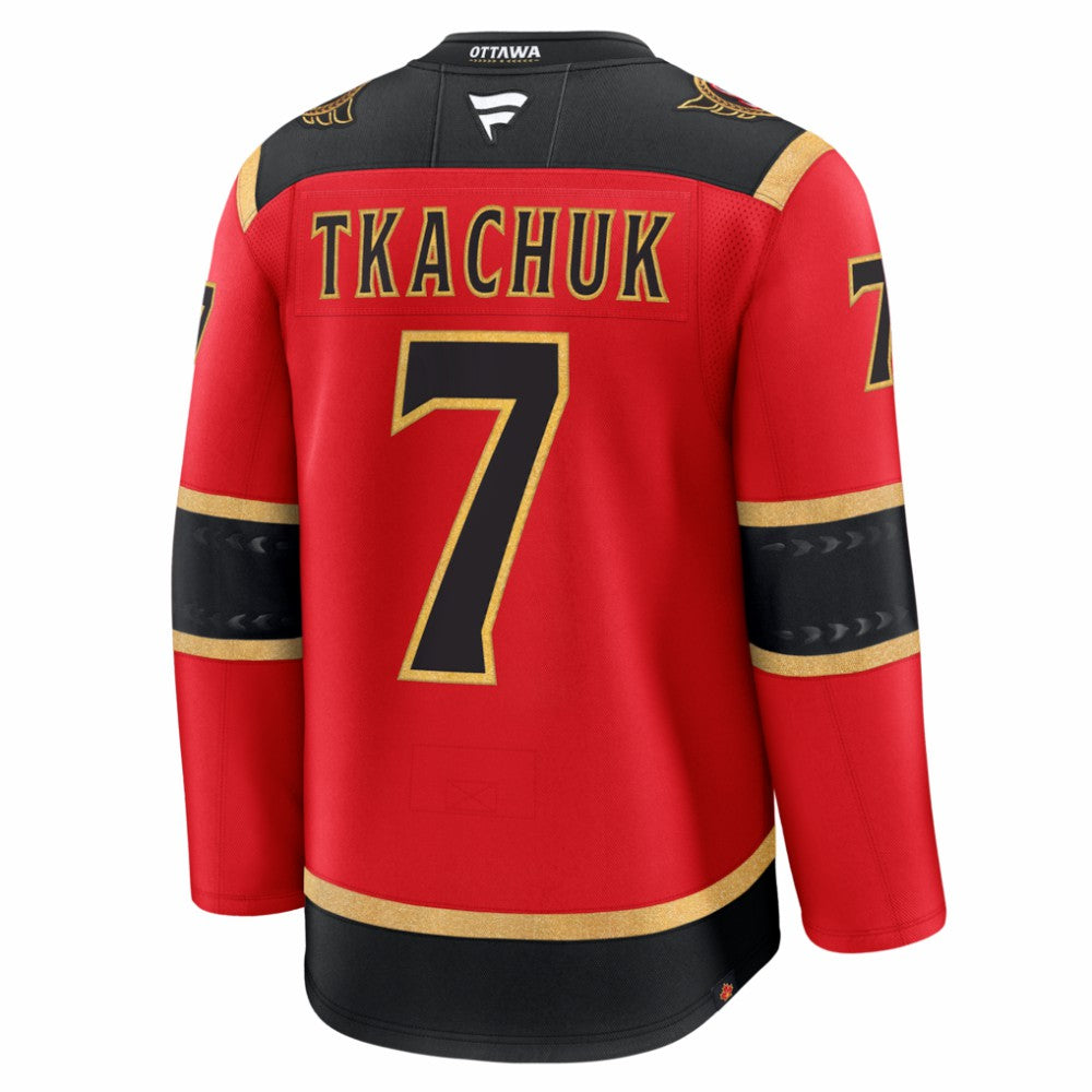 Brady Tkachuk Ottawa Senators Fanatics Alternate Premium Jersey - Red - NHL