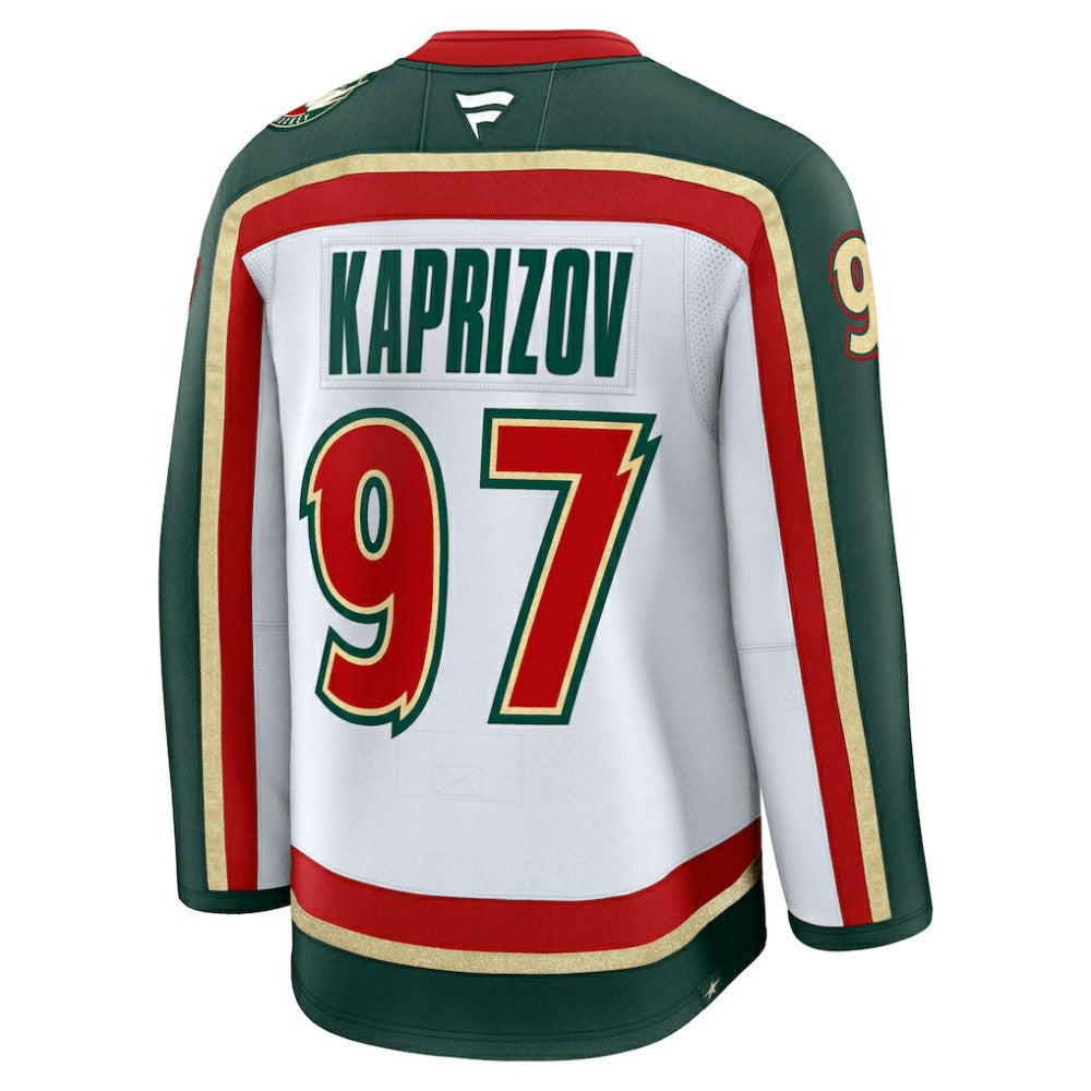 Kirill Kaprizov Minnesota Wild Fanatics 25th Anniversary Premium Player Jersey - White - NHL