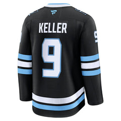 Clayton Keller Utah Mammoth Fanatics Home Premium Player Jersey - Black - NHL