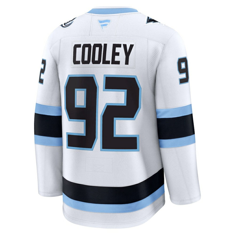 Logan Cooley Utah Mammoth Fanatics Away Premium Player Jersey - White - NHL
