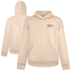 Minnesota Wild Levelwear Luxe Signature Lineage Tri-Blend Pullover Hoodie - Khaki - NHL