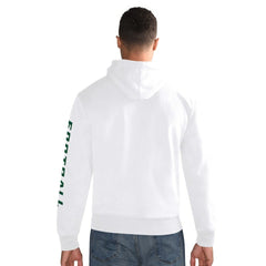 New York Jets Starter Vintage Pullover Hoodie White | NFL