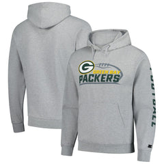 Green Bay Packers Starter Vintage Pullover Hoodie Heather Gray | NFL