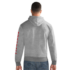 San Francisco 49ers Starter Vintage Pullover Hoodie Heather Gray | NFL