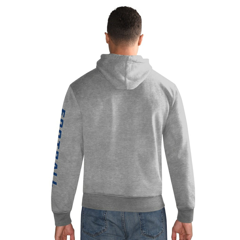 Seattle Seahawks Starter Vintage Pullover Hoodie Heather Gray | NFL