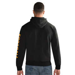 Pittsburgh Steelers Starter Vintage Pullover Hoodie Heather Gray | NFL