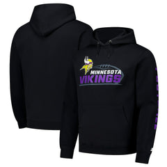 Minnesota Vikings Starter Vintage Pullover Hoodie Black | NFL