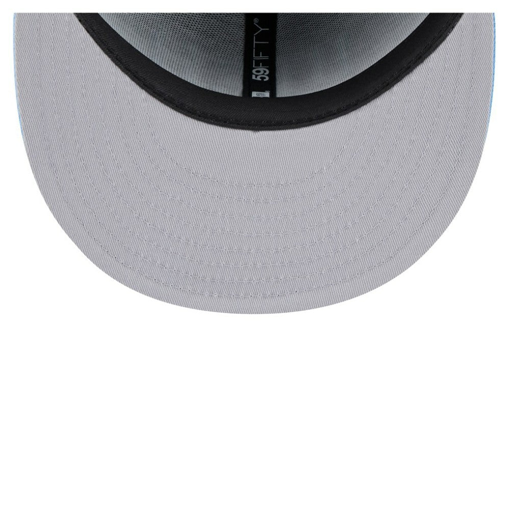 Utah Mammoth New Era Lockup 1st Season 59FIFTY Fitted Hat - Black/Light Blue - NHL
