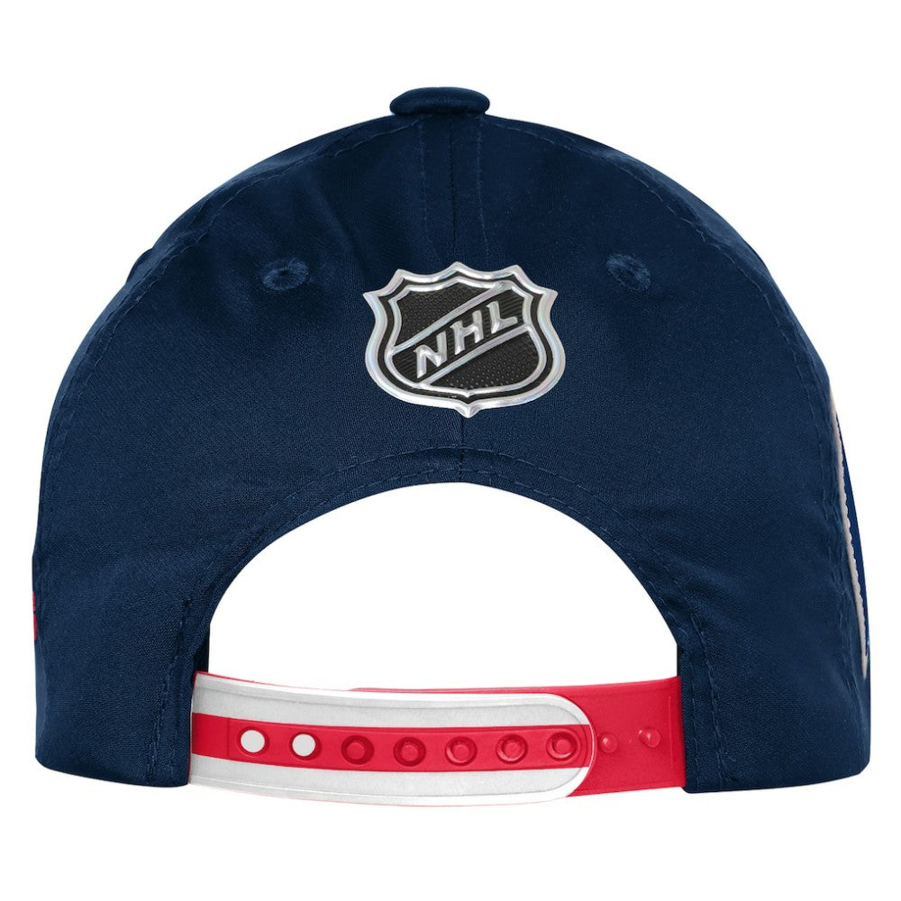 New York Rangers Fanatics Youth 2025 NHL Draft Authentic Pro On-Stage Podium Adjustable Hat - Navy - NHL