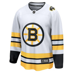 Boston Bruins Fanatics Away Breakaway Jersey - White - NHL