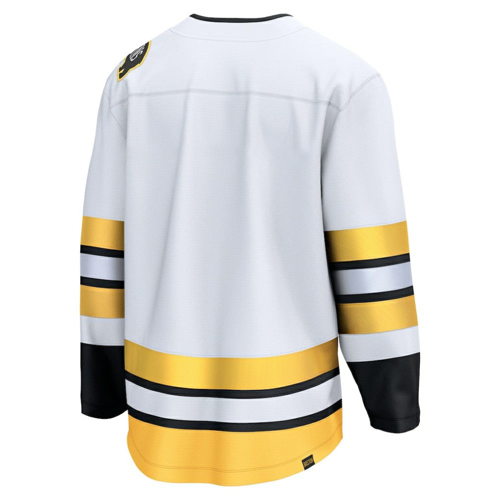Boston Bruins Fanatics Away Breakaway Jersey - White - NHL