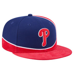 Philadelphia Phillies New Era Retro Split Corduroy Snapback Hat - MLB