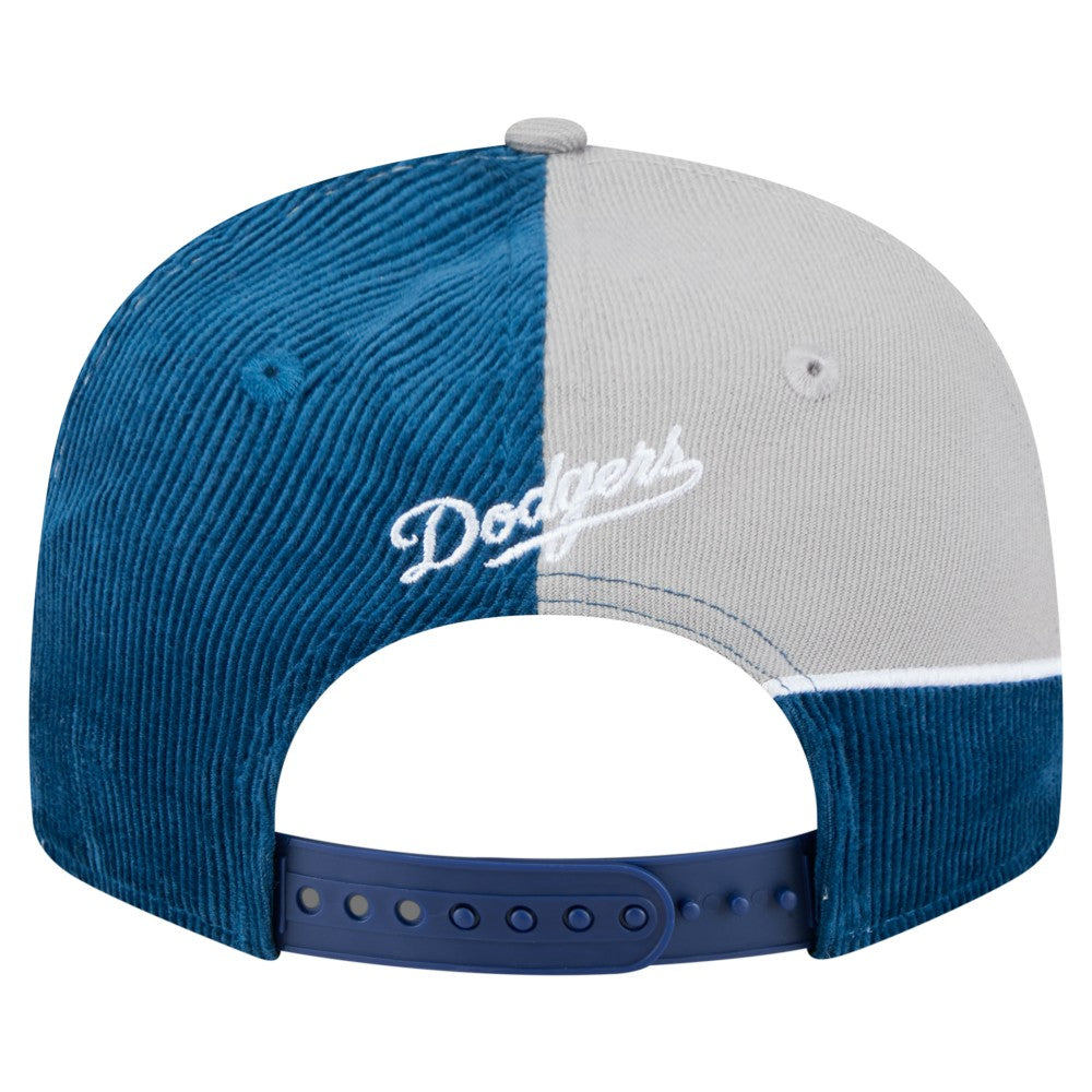 Los Angeles Dodgers New Era Retro Split Corduroy Snapback Hat - MLB