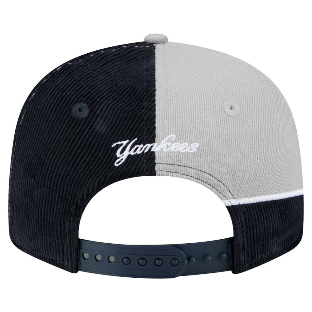 New York Yankees New Era Retro Split Corduroy Snapback Hat - MLB