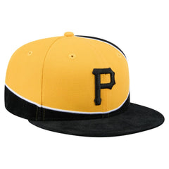 Pittsburgh Pirates New Era Retro Split Corduroy Snapback Hat - MLB