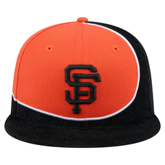 San Francisco Giants New Era Retro Split Corduroy Snapback Hat - MLB