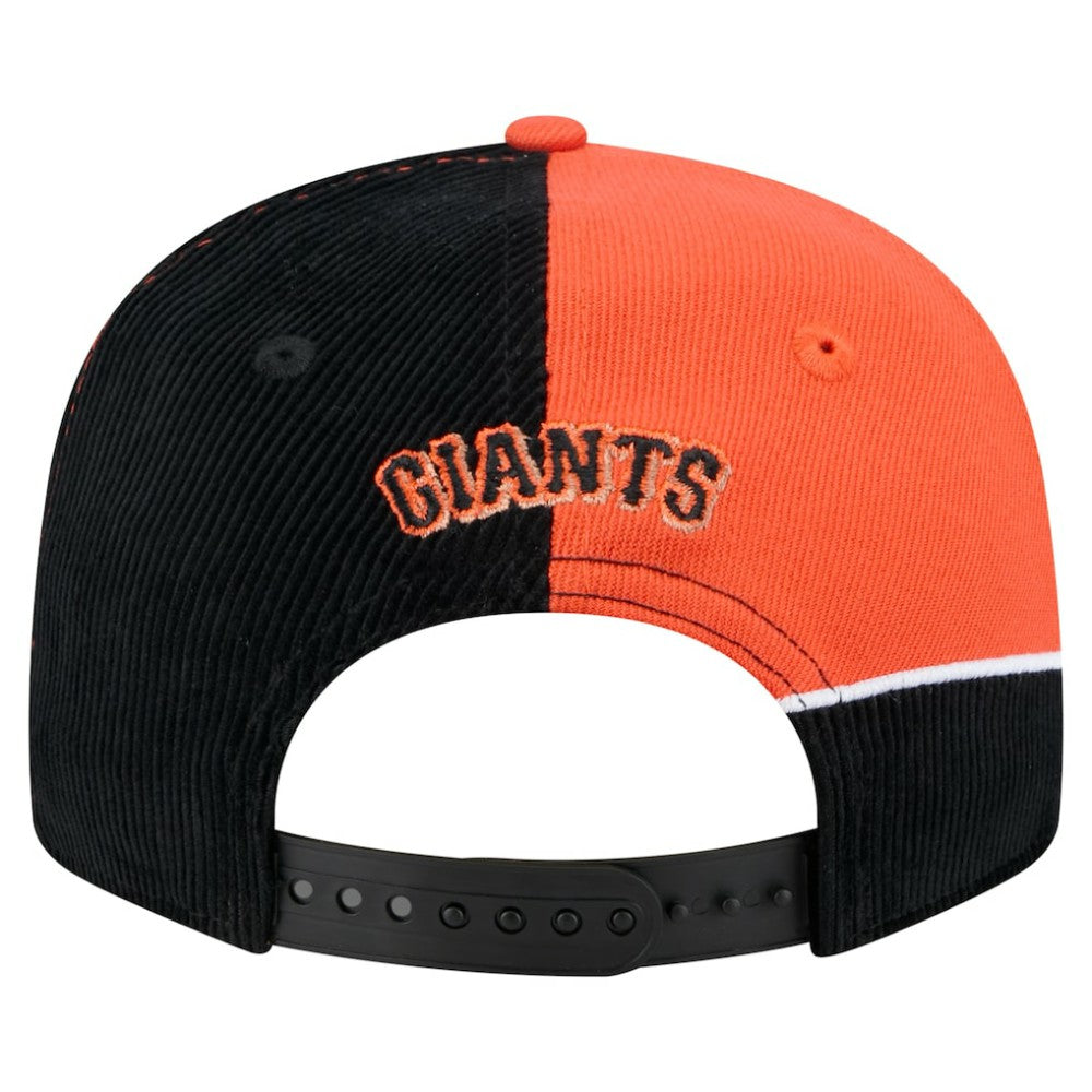 San Francisco Giants New Era Retro Split Corduroy Snapback Hat - MLB