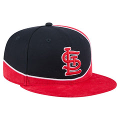 St. Louis Cardinals New Era Retro Split Corduroy Snapback Hat - MLB
