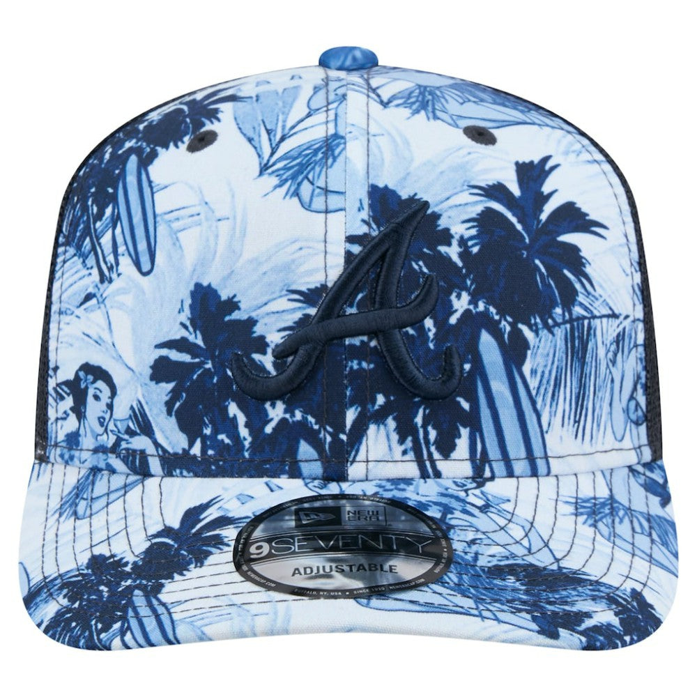 Atlanta Braves New Era Hula Trucker 9SEVENTY Adjustable Hat - MLB