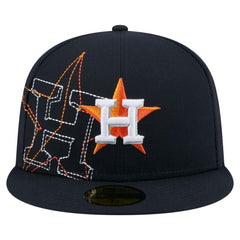 Houston Astros New Era Yarn Stitch 59FIFTY Fitted Hat - MLB