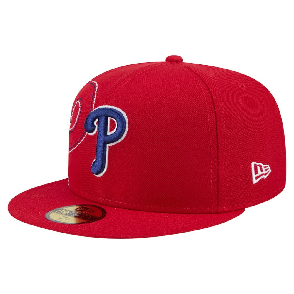 Philadelphia Phillies New Era Yarn Stitch 59FIFTY Fitted Hat - MLB