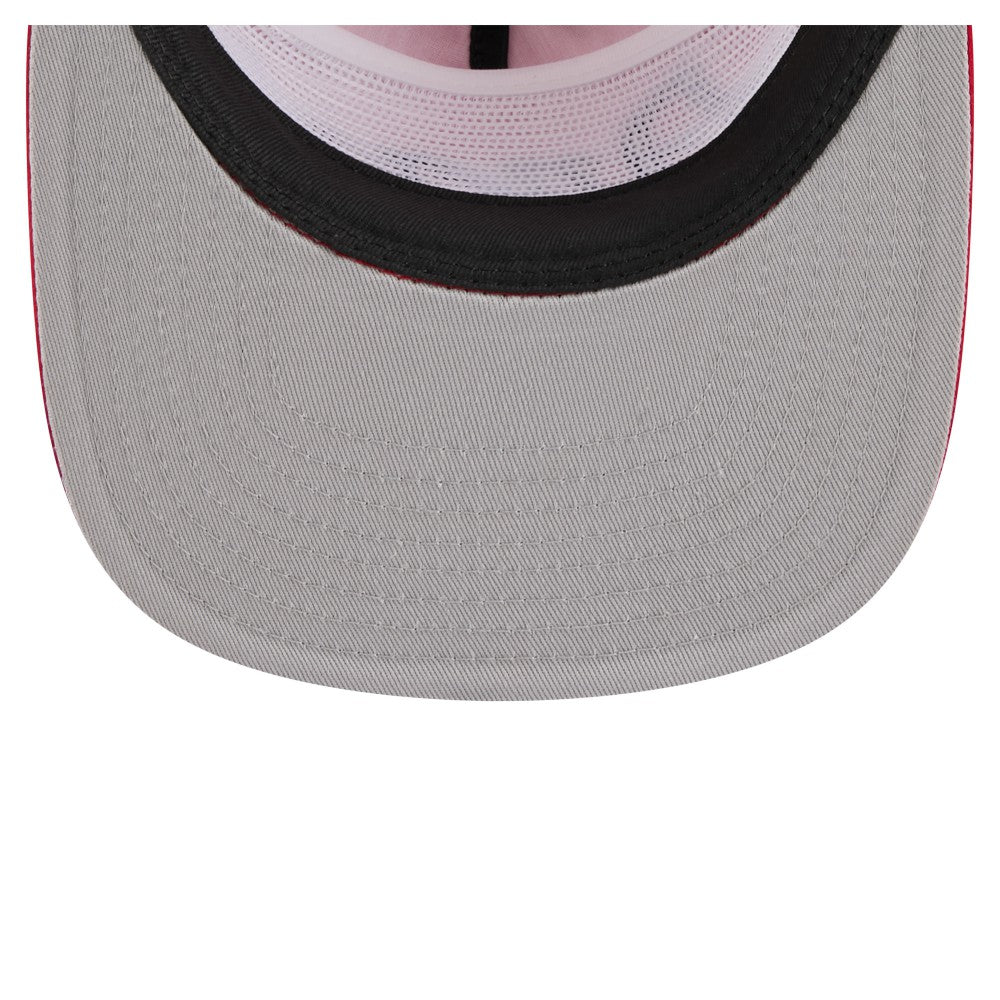 Los Angeles Angels New Era Retro Satin Script Golfer Adjustable Hat - MLB
