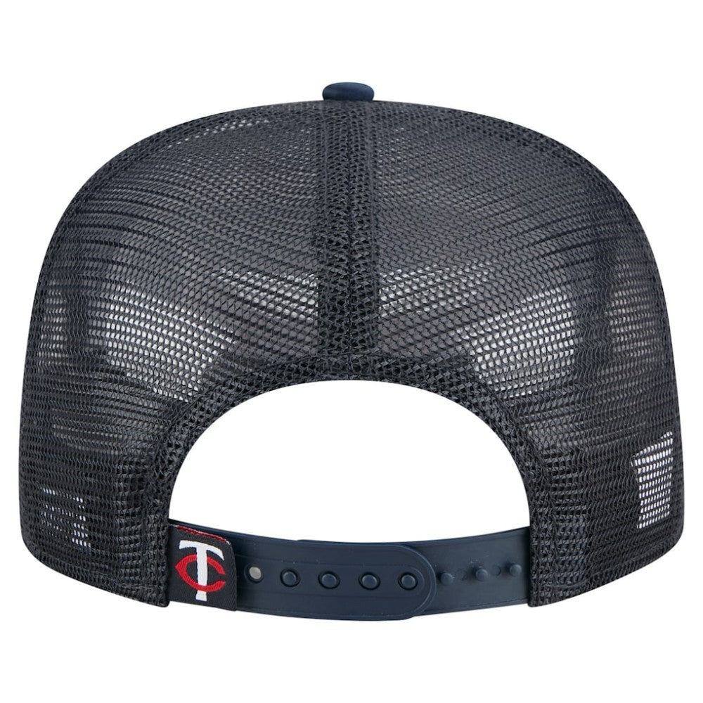 Minnesota Twins New Era Retro Satin Script Golfer Adjustable Hat - MLB