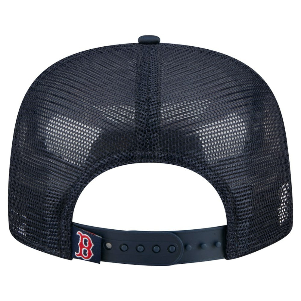 Boston Red Sox New Era Retro Satin Script Golfer Adjustable Hat - MLB