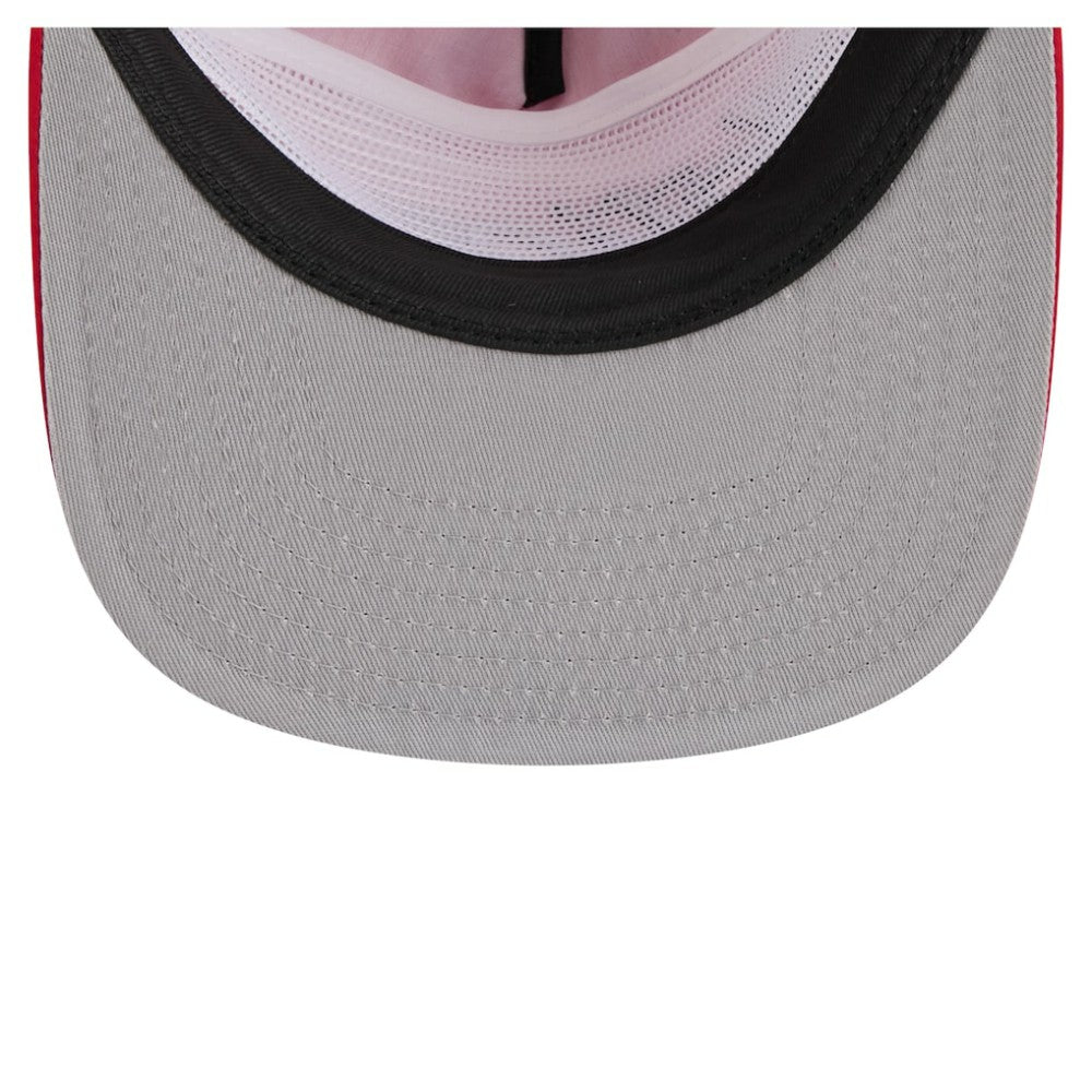 Washington Nationals New Era Retro Satin Script Golfer Adjustable Hat - MLB