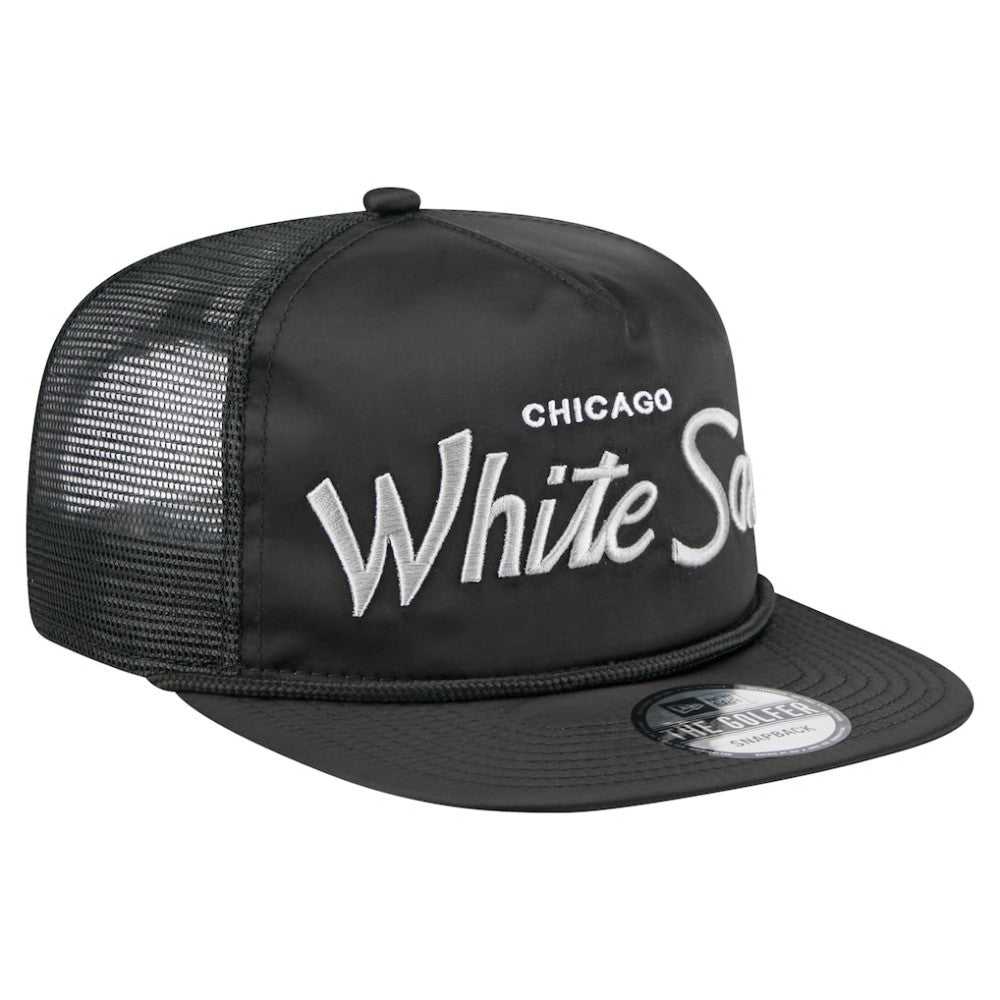 Chicago White Sox New Era Retro Satin Script Golfer Adjustable Hat - MLB