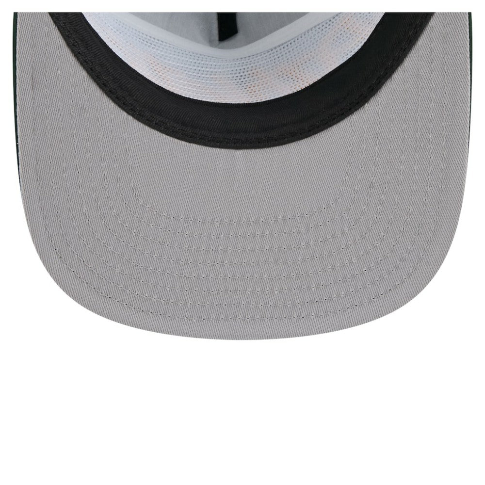 Athletics New Era Retro Satin Script Golfer Adjustable Hat - MLB